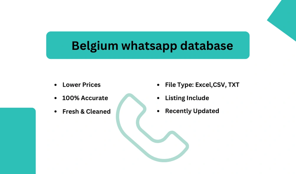 Belgium whatsapp database