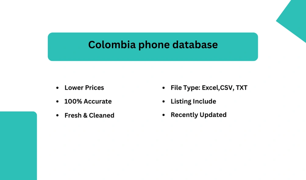 Colombia phone database